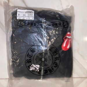 Chrome Hearts Black Hoodie with Red Accent